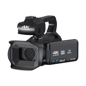 64MP Kamere, Domače Video Kamere Za Youtube Tok Vrtenje 4.0 Palčni Zaslon na Dotik Strokovno Digitalni Fotoaparat