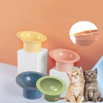 Mačka Bowl - Povišana Hranjenje Skledo S Poševno Usta Stražar, Vratu Nego Skledo za Mačke, Mačka Skledo Hišne Potrebščine
