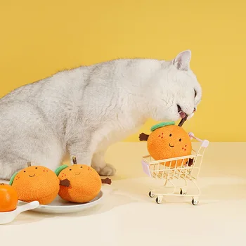 Tian Polygonum Igrača za Mačke Molars, srečno, Oranžna Lesa, Mačka Gnawing, Zob Držijo, Catnip, samozdravljenje Dobave
